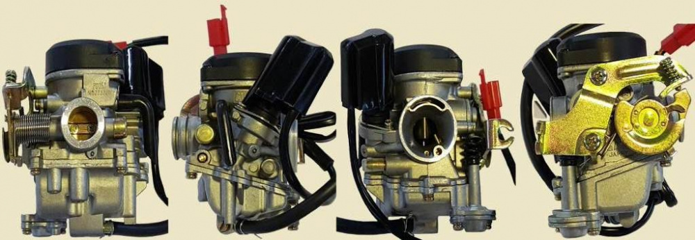 Карбюратор 4T 139QMB оцинкованный с электроклапаном