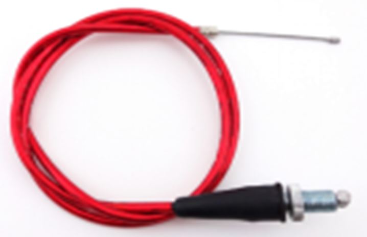 Трос газа 4Т (HL=650mm, FL=100mm) TTR125 тюнинг (красный)