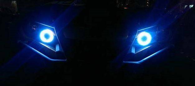 Диодная лента "Ангельские глазки" GUEPARD     габаритного света, d=9 см (СИНИЙ)