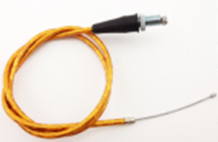 Трос газа 4Т (HL=650mm, FL=100mm) TTR125 тюнинг (жёлтый)