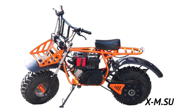 МОТОЦИКЛ СКАУТ-7 БОЦМАН 2, КОЛЕСА GIANT (ФАРА, ЭЛ.СТ. ПЕРЕД И ЗАД ПОДВ., 8,0 Л.С.,РУЧ. СТАРТ.