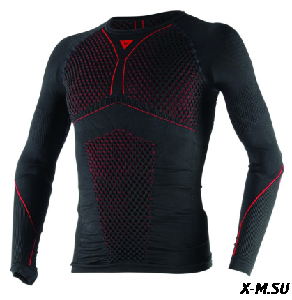 Термокофта D-CORE THERMO TEE LS BLACK/RED