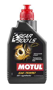 Масло MOTUL для КПП 75w90 син. Gear 300 LS 1л  