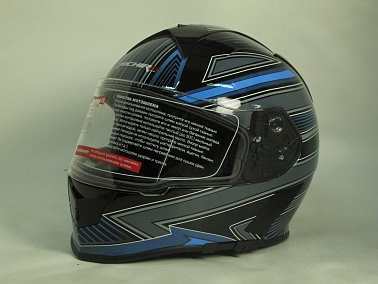 Шлем (интеграл) MI 167 RoboSky Blue MICHIRU