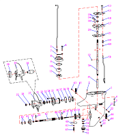 Редуктор 4-Х ТАКТНОГО ПЛМ HIDEA F8FHS