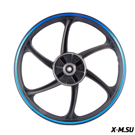 Диск колесный R17 задний 1.6-17 (литой) (барабан. 110мм) (6 закруг. лучей); IROK