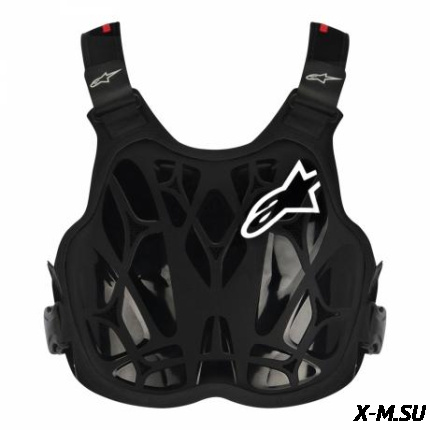 Защита A-8 LIGHT CHEST PROTECTOR BLACK WHITE RED