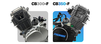 PROMAX CB350F (180FMP-F): новое поколение двигателей для кроссовых мотоциклов. Сравнение с CB300F (175FMM-3)