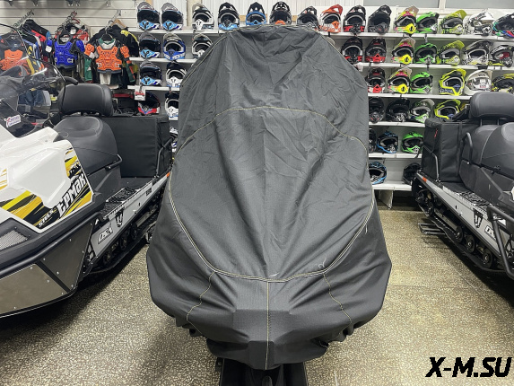 Чехол транспортировочный снегохода Stels Ермак 600L черный полиэстеровая ткань Оксфорд ПРЕМИУМ качес