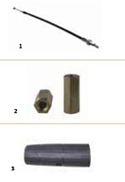 Струбцина, румпель и поворотный механизм лодочного мотора YAMAHA 25В — 30H · 2005 — 2014