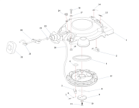 РУЧНОЙ СТАРТЕР 4-Х ТАКТНОГО ПЛМ HIDEA HDF9.9
