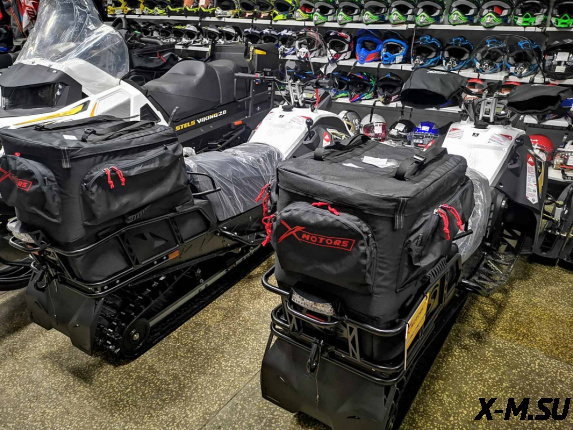 Кофр X-Motors на снегоход Stels Капитан LONG старого  образца изотермический, качество ПРЕМИУМ
