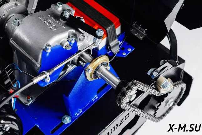 Мотобуксировщик IKUDZO 2.0 LONG 1700 /500 EKR20