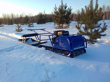 Мотобуксировщик Альбатрос-XLV 9 л.с, склизы, 1450 мм