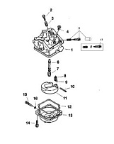 Карбюратор 4-Х ТАКТНОГО ПЛМ MERCURY 6 Серийный номер от 0P401000 и выше