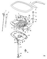 Переходная пластина 4-Х ТАКТНОГО ПЛМ MERCURY 40 Серийный номер от 0P401000 до 0P515896
