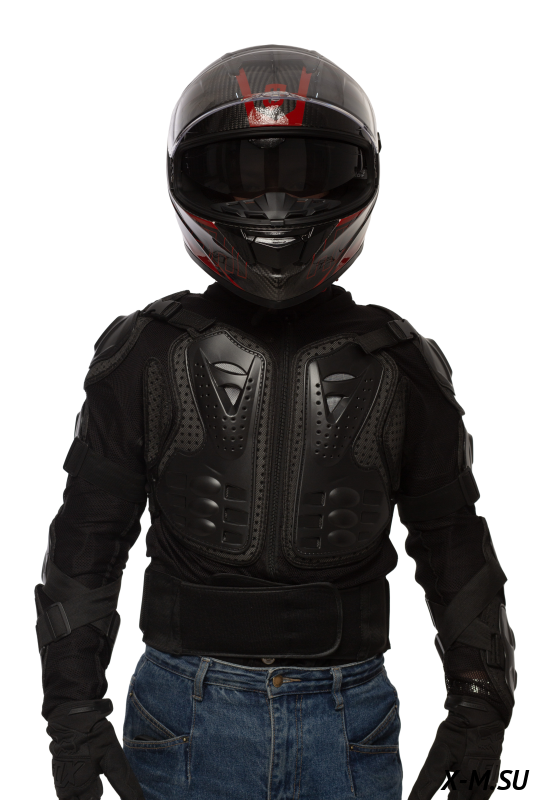 Шлем интеграл карбоновый HETOSHI FF936 CARBON RED WHITE р.M