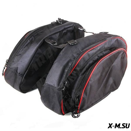 Сумки боковые для снегохода IRBIS T150 (текстиль) (цв. черный)