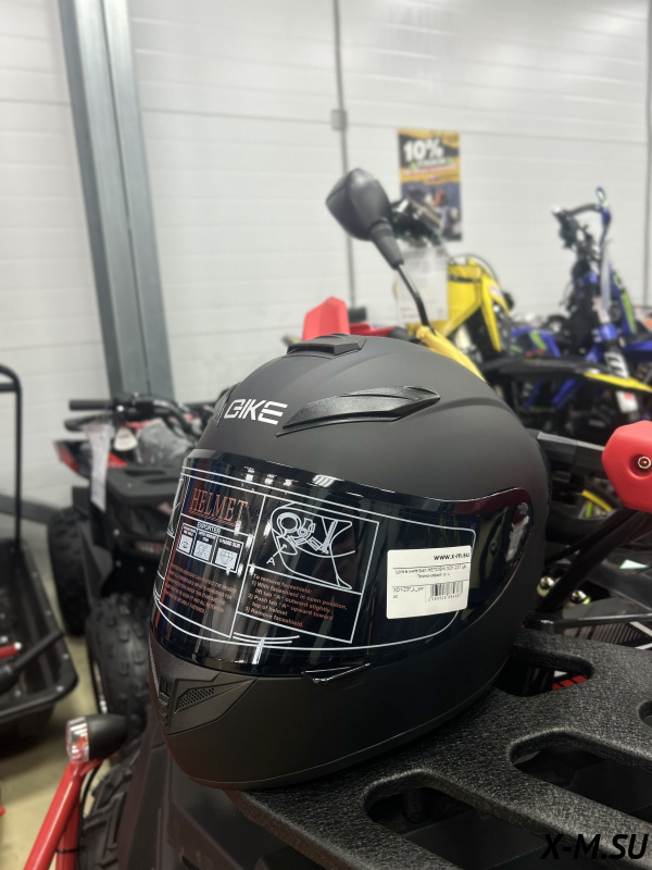 Шлем интеграл HETOSHI XD1-237 цв. Темно-серый  р. S