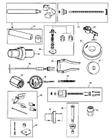 Инструменты (Часть 3) 4-Х ТАКТНОГО ПЛМ MERCURY 40 Серийный номер от 1C000001 до 1C049738