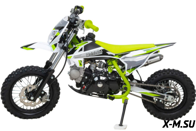 Питбайк MOTOLAND (МОТОЛЕНД) 110 SX 110 E 12/10 зеленый