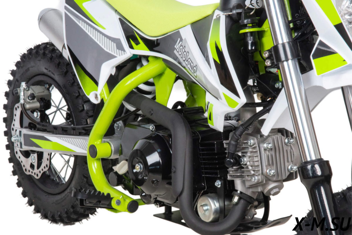 Питбайк MOTOLAND (МОТОЛЕНД) 110 SX 110 E 12/10 зеленый