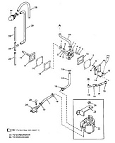 Топливный насос 2-Х ТАКТНОГО ПЛМ MERCURY 55 Серийный номер от 0G290585 до 0G589999
