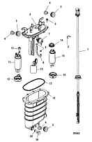 Модуль подачи топлива 4-Х ТАКТНОГО ПЛМ MERCURY 135 Серийный номер от 0P514869 и выше