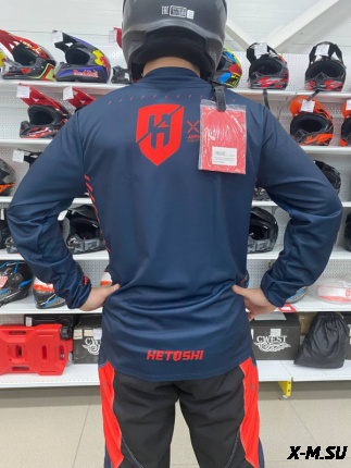 Джерси мотокросс HETOSHI DEMURE TYPE-3 цв, Красно-черный р.XXL