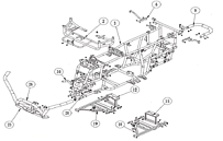 Рама КВАДРОЦИКЛА GBM CRONOS 420 4WD EFI