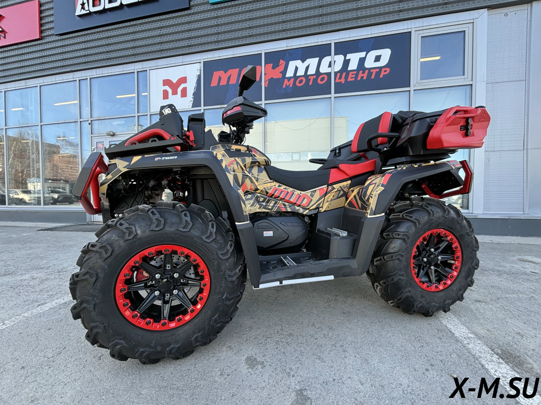 Квадроцикл AODES PATHCROSS MAX 1000 MUD PRO XE LCD двухместный (RATTLESNAKE)