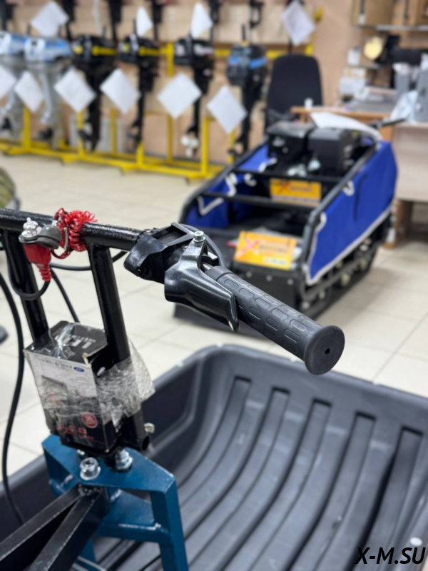 Модуль толкач IKUDZO TERRAIN  (600 гусеница, усилен, с подогревом ручек) Цв. Черно-синий