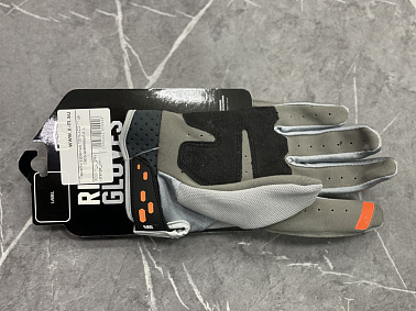 Перчатки взрослые 100% XD2-11 цв. Серо-оранжевый р. М