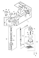 Топливный насос в сборе 2-Х ТАКТНОГО ПЛМ MERCURY 75 Серийный номер от 0P017000 до 0P325499