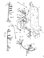 Электрические компоненты 2-Х ТАКТНОГО ПЛМ MERCURY 75 Серийный номер от 0P017000 до 0P325499