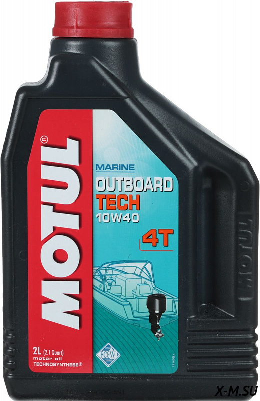 Масло моторное 10w40 4Т Outboard TECH 2л 