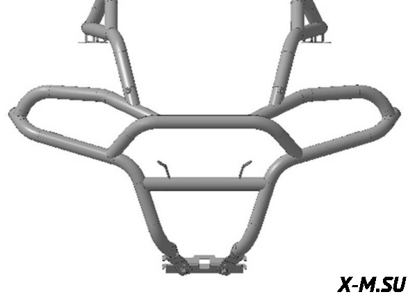 Защита передняя усиленная (глянец)