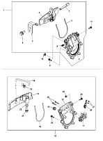 Задний обтекатель, замок в сборе 4-Х ТАКТНОГО ПЛМ MERCURY 135 Серийный номер от 1B381712 до 1B517158