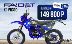 Кроссовый мотоцикл FAIDET K1 PR300