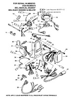Электрические компоненты (Часть 1) 2-х тактного ПЛМ MERCURY 40 M Серийный номер от 9854537 до 0P016999