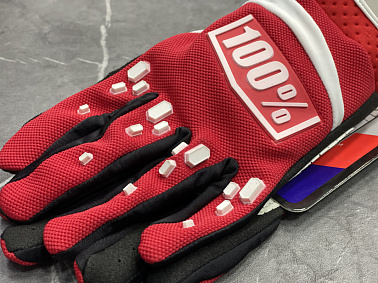 Перчатки взрослые 100% XD2-11 цв. Красный р. L