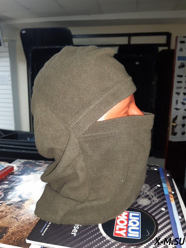 Балаклава тк.флис б/р цв.хаки