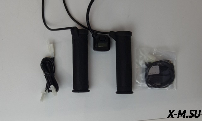 Ручки с подогревом KOSO с ЖК-дисплеем, 7/8 дюйма, с подогревом курка газа