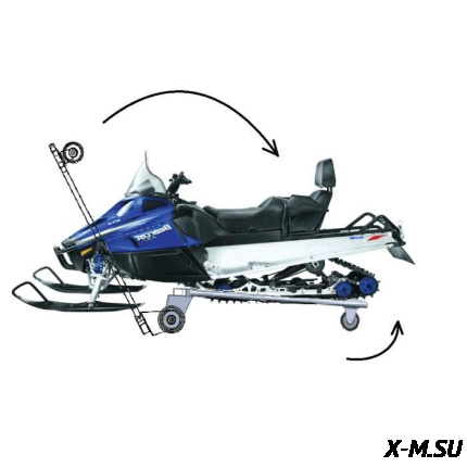 Контователь для снегохода +комплект крепежа 