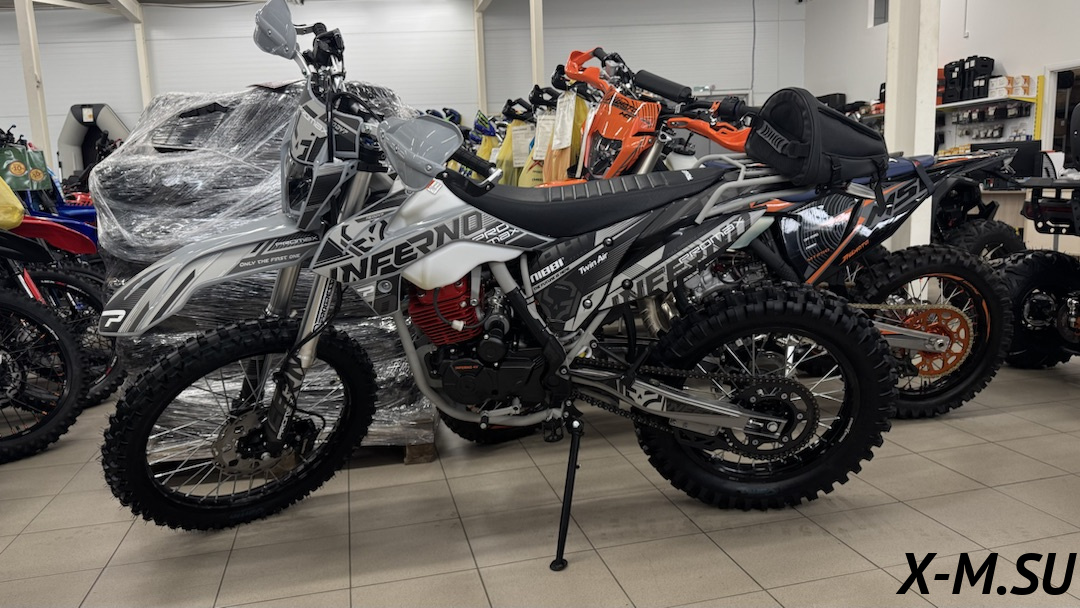 Кроссовый мотоцикл PROMAX INFERNO 380 (4 valves, 6 gears) Чёрно-серый