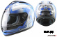 Шлем (интеграл) MI 120 Механика Синий MICHIRU