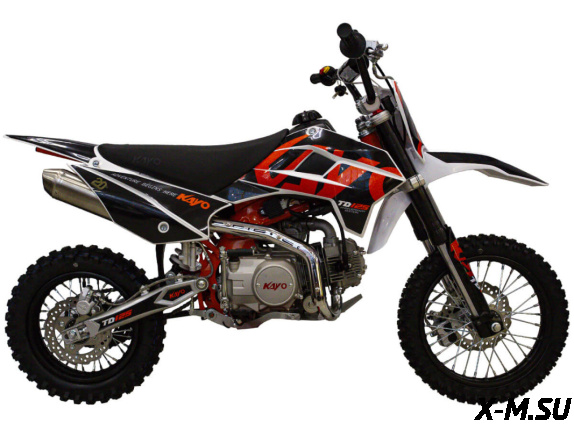 Питбайк KAYO MINI TD125 14/12 (п/автомат, эл. стартер 2024 г.)