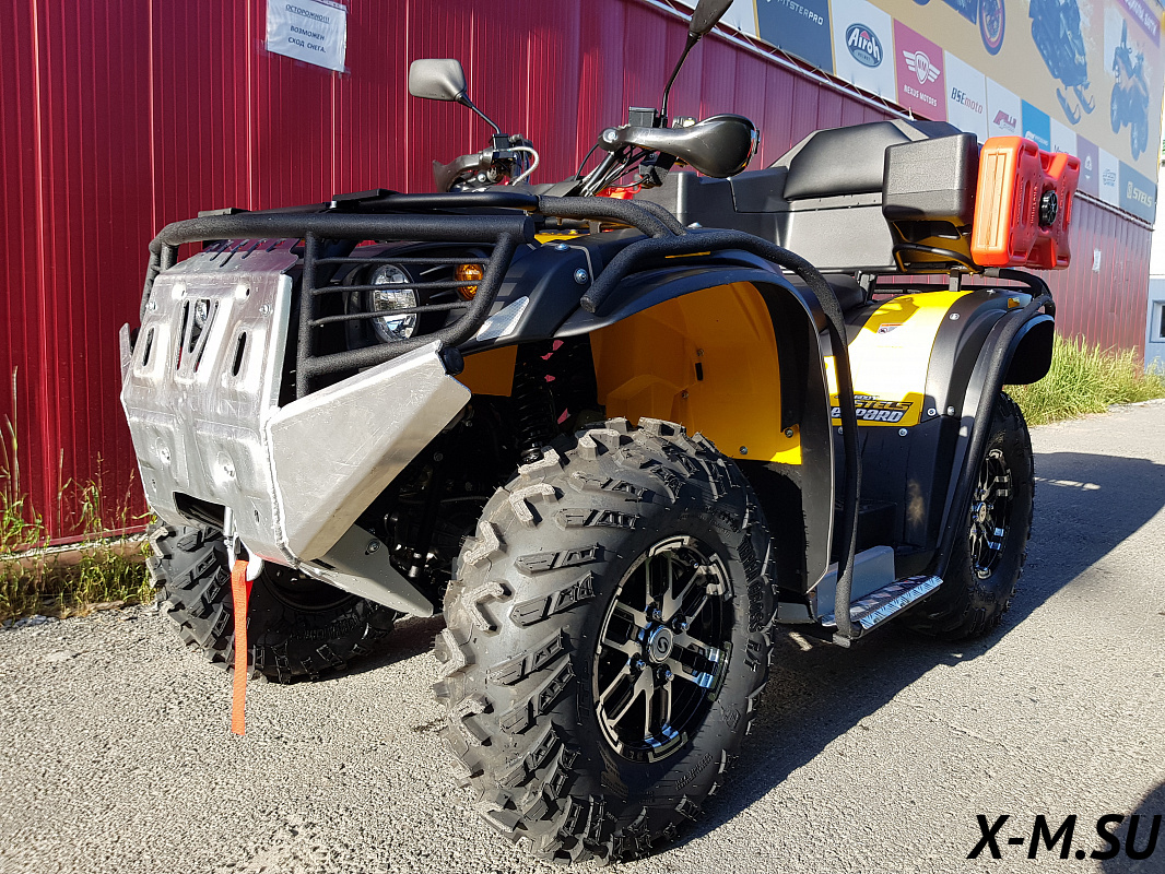 Защита бампера и радиатора Stels ATV 600 Leopard (с кенгурином)