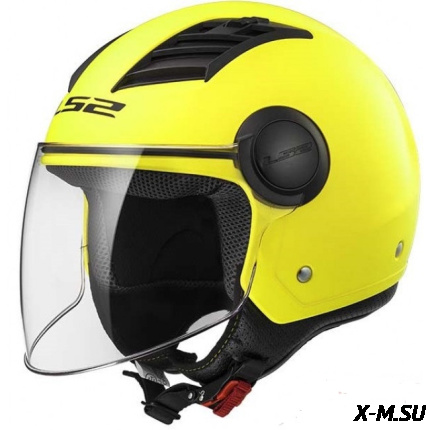 Мотошлем LS2 OF562 AIRFLOW Solid желтый матовый