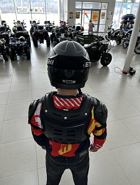 Мотозащита (черепаха с рукавами) ACE BIKER XD4-96 цв. Черный р.XXL